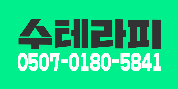 일산 수테라피//단일코스//당일지급//케어확실